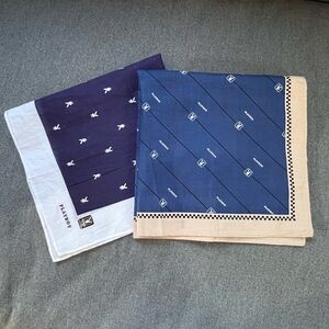 Vintage Playboy Handkerchiefs Rare Playboy Bunny Logo Retro Collectible